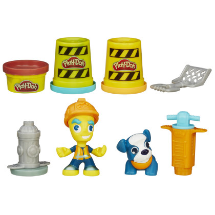 Play-Doh town figurka se zvířátkem - PRACOVNÍK MĚSTA
