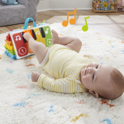 Fisher Price měkké piano se zrcátkem