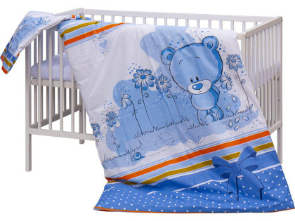 Dětská postýlka s kompletní výbavou, 120 x 60 cm, Koty Scarlett