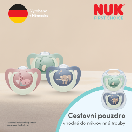First Choice Night Dudlík 6-18 m 2 ks box Nuk