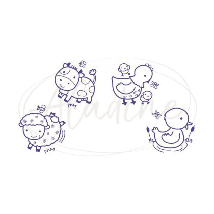 Razítka pro nejmenší Aladine Stampo Baby, 4 ks