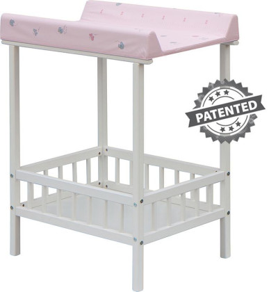 Přebalovací pult Scarlett Pája Slon růžový