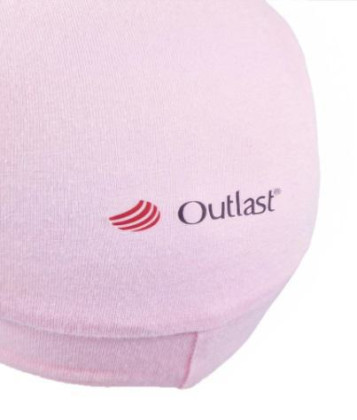 Kšiltovka tenká vzor Outlast® UV 50+ Růžová baby kytičky