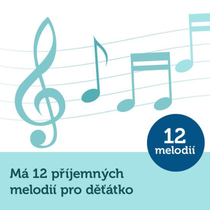 Canpol babies Kontrastní plyšový kolotoč s melodiemi Sensory