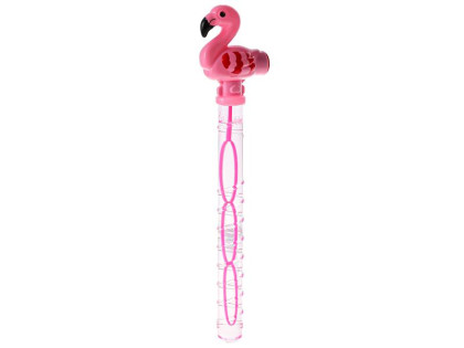 Bublifuk plameňák 36 cm s píšťalkou