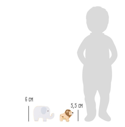Skládací zvířátka Safari small foot