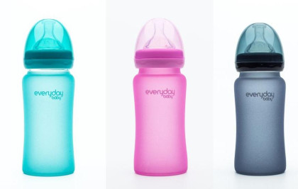 Láhev sklo, senzor, 240ml Everyday Baby