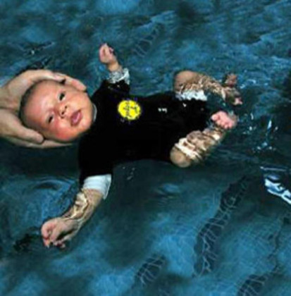 Baby neoprén-body - tmavě modrá Vel. M ( 0 - 3 měsíce)