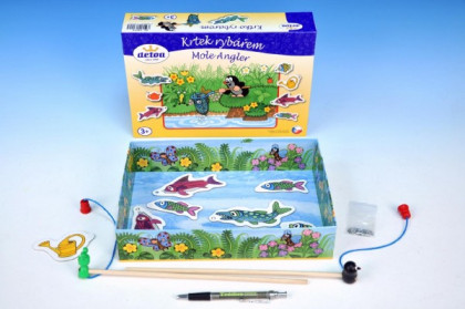 Krtek rybářem - magnetická hra pro děti