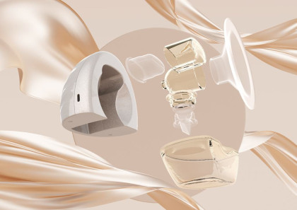 Odsávačka mateřského mléka duo elektrická handsfree Perla Twin neno