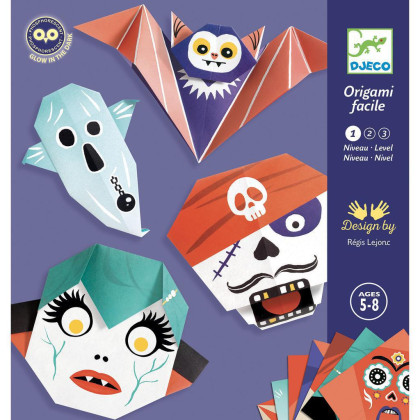 Djeco Origami - děsivá strašidla Halloween