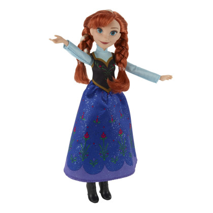 Frozen klasická panenka - Anna (HNĚDOVLÁSKA)