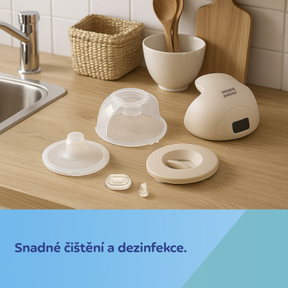 Dvojitá elektrická odsávačka mateřského mléka do podprsenky SmartSense Canpol babies