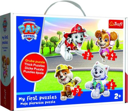 Puzzles Baby Classic Rozkošní psi Tlapková patrola Trefl