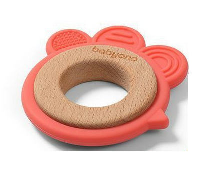 Silikonové dřevěné kousátko BabyOno