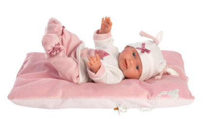 New Born holčička 26312 Llorens - realistická panenka miminko - 26 cm
