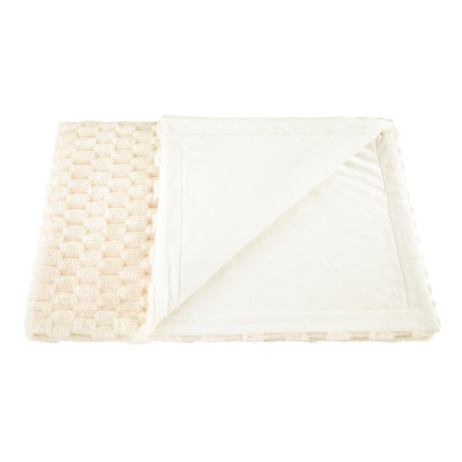 Deka dvojitá bublinky Mazlík 70 x 100 cm Outlast® - Smetanová/bílá káva