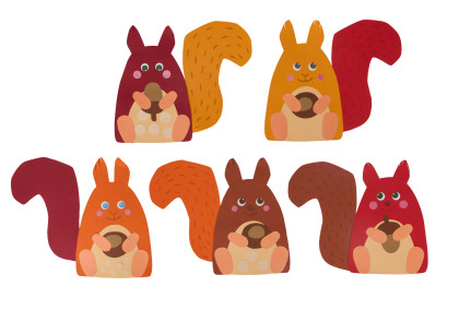 Kreativní sada První stříhání veverek Haba