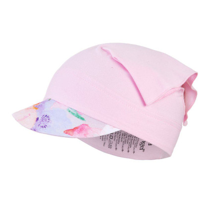 Šátek tenký kšilt Outlast®s UV faktorem 50+ růžová baby/sv.růžová květy
