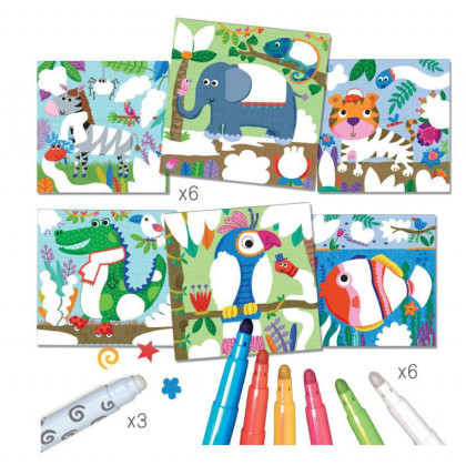 Tvoření magickými fixy Zvířátka Créa Lign