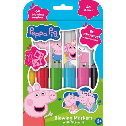 Foukací fixy Prasátko Peppa