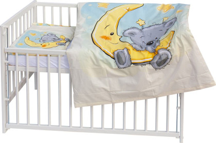 Dětská postýlka s kompletní výbavou Scarlett 120 x 60 cm - Mimas