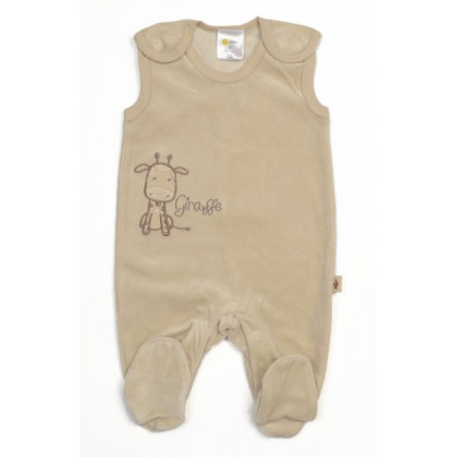G-mini dupačky Giraffe velur krémové vel. 74