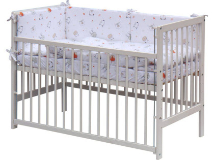 Dětská postýlka s kompletní výbavou, 120 x 60 cm, Labra Scarlett