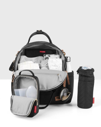 Taška přebalovací/batoh 6v1 Suite Set Black Skip Hop