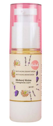 Denní švestkový krém s kolagenem a Q10 50+ 30 ml Kvitok