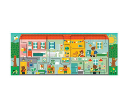 Petit Collage Bludiště a puzzle Náš domov