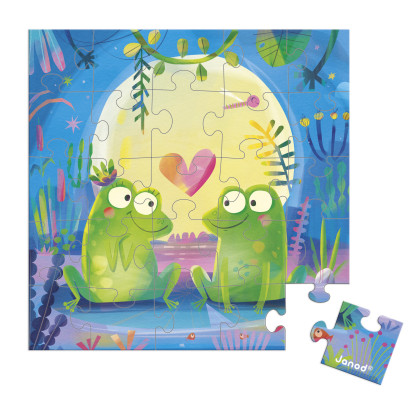 Blahopřání k narozeninám s puzzle Janod