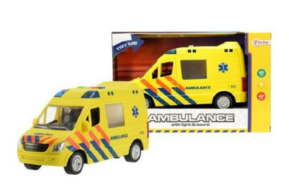 Auto ambulance 22cm se světlem se zvukem