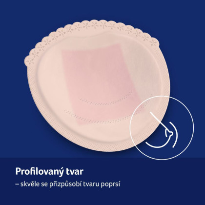 Vložky do podprsenky antibakteriální Discreet Elegance 20 ks černé Lovi