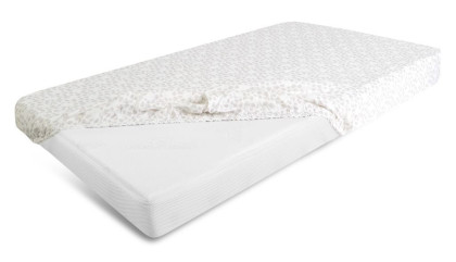 Mušelínové prostěradlo Design s gumou 60 x 120 cm BabyMatex