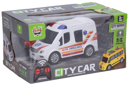 Sanitka RC na dálkové ovládání 13,5 cm