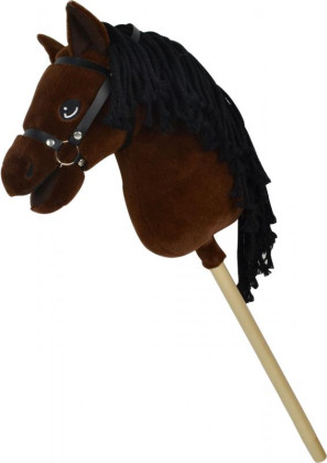 Hobby horse Stepos Premium Lucky tmavě hnědý