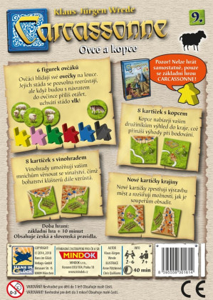 Carcassonne 9. rozšíření: Ovce a kopce