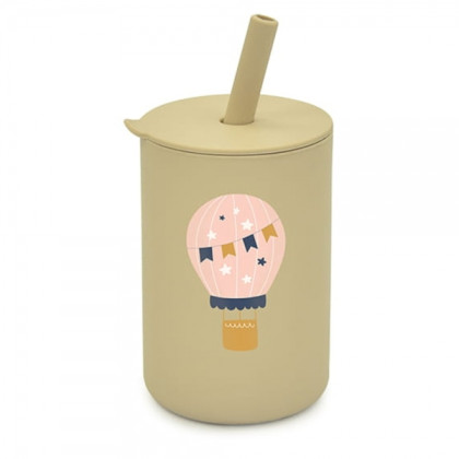 Silikonový hrnek s brčkem 150 ml BocioLand