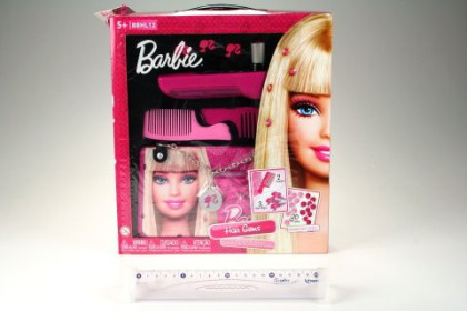 Barbie vlasové doplňky + kabelka KORÁLKOVAČ