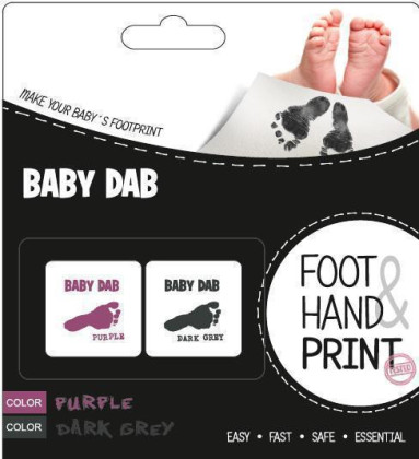 Barva na dětské otisky Baby Dab 2ks
