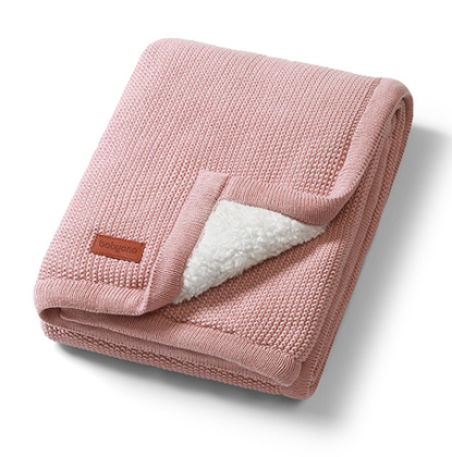 Zateplená bavlněná pletená deka Babyono