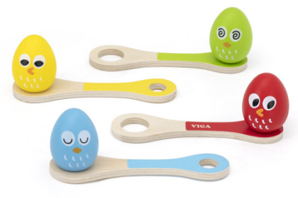 Dřevěná hra vejce a lžička Viga