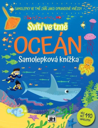 Samolepková knížka Svítí ve tmě Oceán