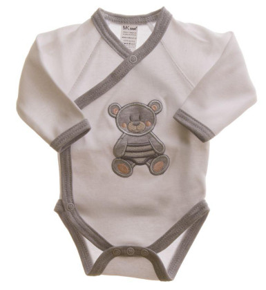 Body dl. rukáv MKCool Šedé Medvídek vel. 46-50