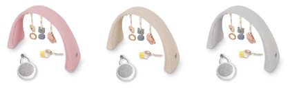 Nastavitelná hrazdička s hračkami a bílým šumem 2 v 1 Sleepee