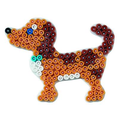 Podložka na zažehlovací korálky Hama Pejsek MIDI