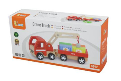 Dřevěný autojeřáb Viga