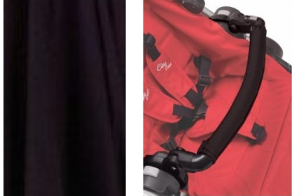 Náhradní potah na madlo u dítěte nebo na rukojeť kočárku JEDNOBAREVNÝ