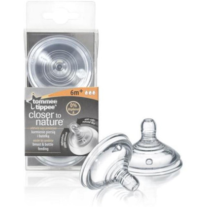 Náhradní savička C2N Closer to nature 2 ks Tommee Tippee